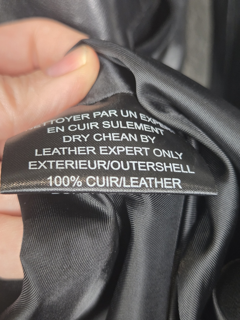 Bod & Christensen Angelica NWT Lamb Leather Coat L Longline Matrix 90s Luxe - Picture 9 of 12